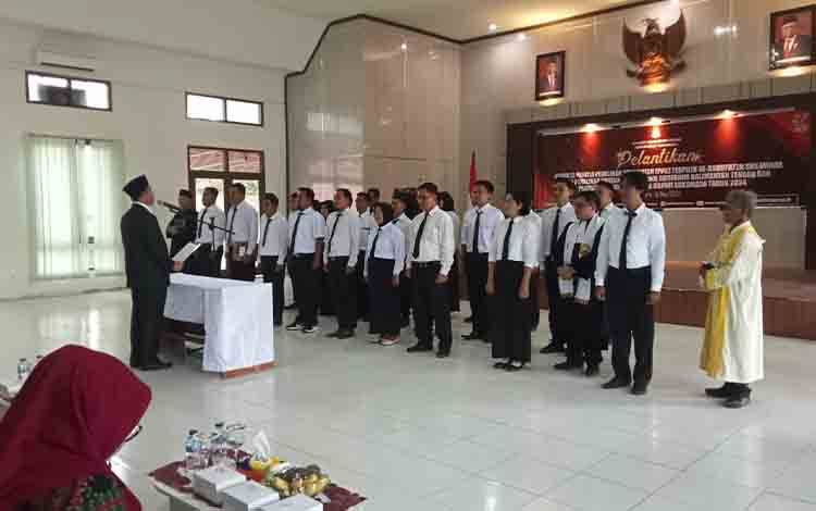 Anggota PKK di Kabupaten Sukamara Dilantik