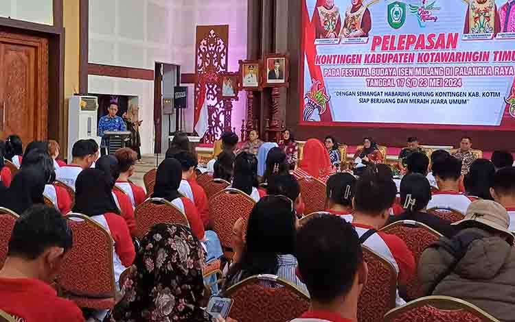 184 Kontingen Kotim Ikuti 17 Cabang Lomba Festival Budaya Isen Mulang?