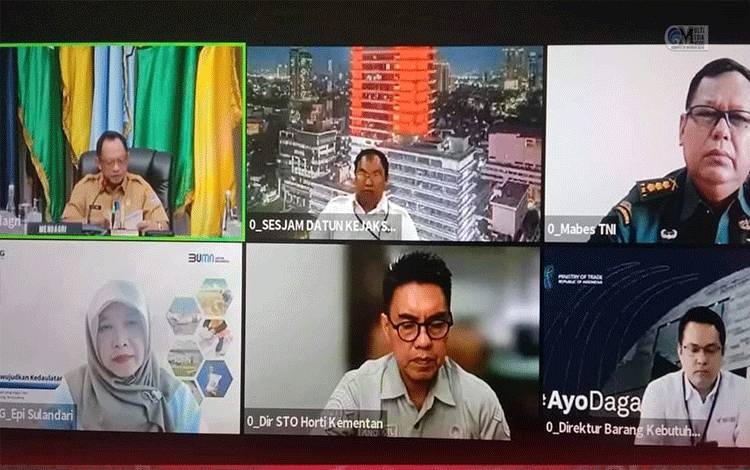 Pj Bupati Mura Ikuti Rakor Pengendalian Inflasi Bersama Mendagri