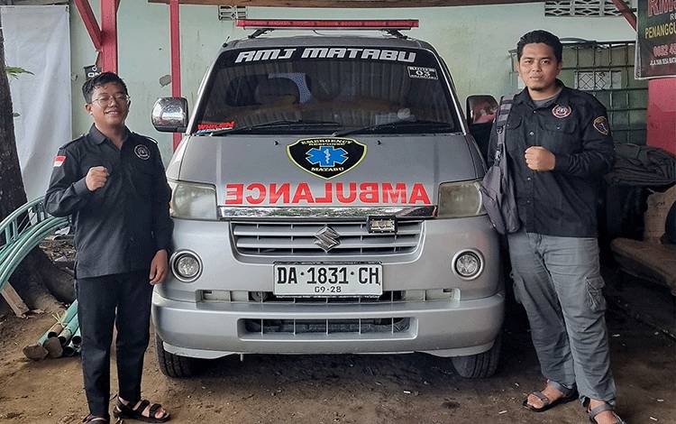 Relawan Matabu Jaya Beli Ambulans dari Hasil Donasi Masyarakat