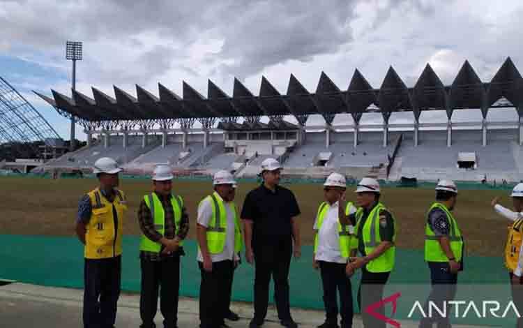 Menpora Optimistis Venue Utama PON Selesai Akhir Juli 2024