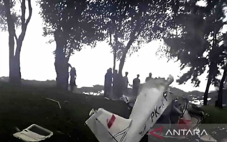 Kemenhub: Pesawat Jatuh di BSD Jenis Cessna 2006 Bawa Tiga Orang