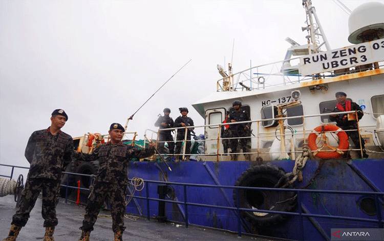 KKP Amankan Kapal Ikan Asing di WPPNRI 718 Laut Arafura