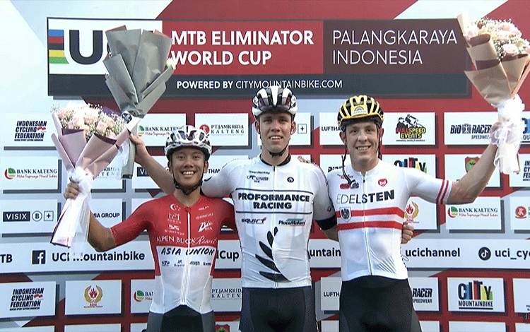 Rider Selandia Baru Lochlan Brown Juarai UCI MTB Eliminator World Cup 2024 Palangka Raya