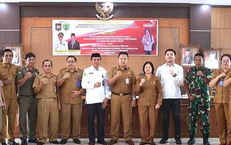 Pemkab Barito Timur Bahas Raperbup Penanganan Konflik Sosial