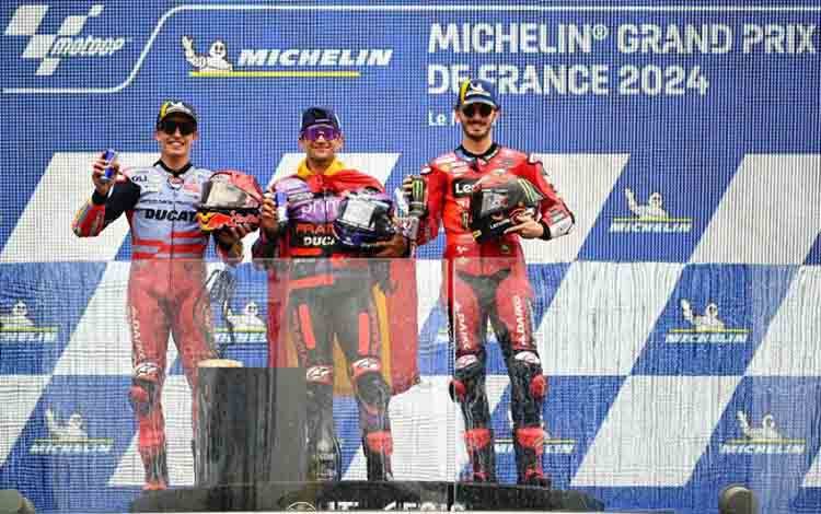 Bagnaia Makin Waspadai Performa Martin dan Marquez