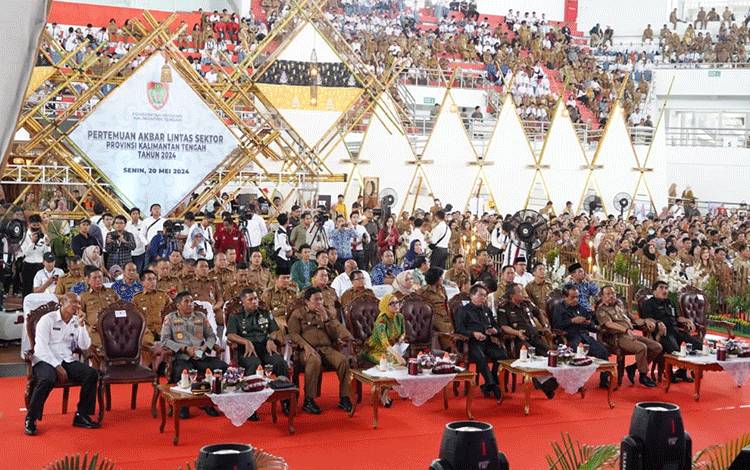 Pertemuan Akbar Lintas Sektoral, Gubernur Kalteng Ingatkan Fokus Pembangunan Daerah