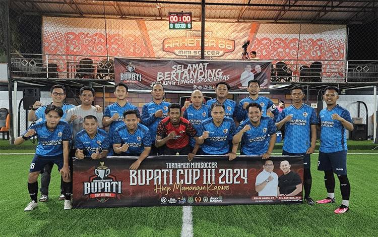 Tim Kemenag Kapuas Ikut Meriahkan Turnamen Mini Soccer Bupati Cup III