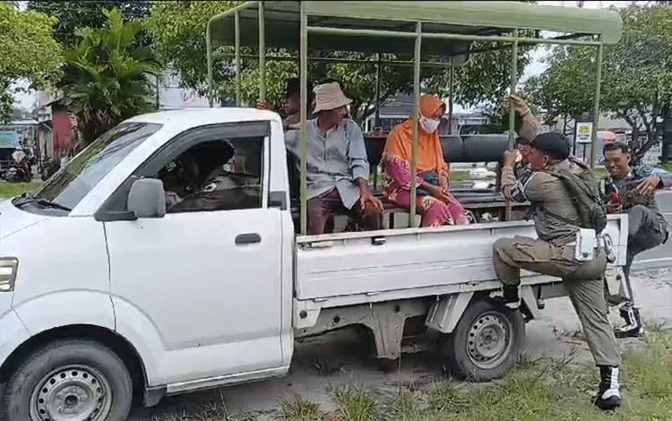 Satpol PP Palangka Raya Mengamankan 13 Gelandangan dan Pengemis, Sebagian Besar dari Daerah ini...