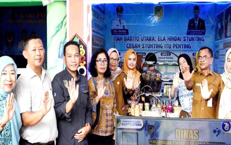 Pemkab Barito Utara Ikuti Pameran Inovasi Penurunan Stunting se-Kalteng Tahun 2024