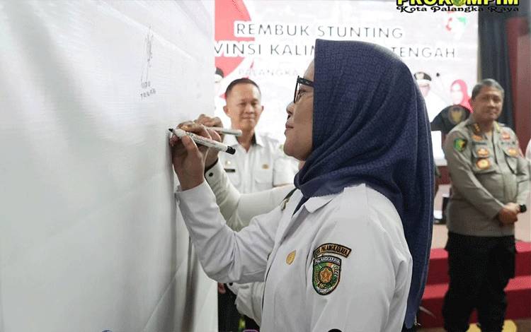 Pemko Palangka Raya Dukung Intervensi Serentak Turunkan Stunting