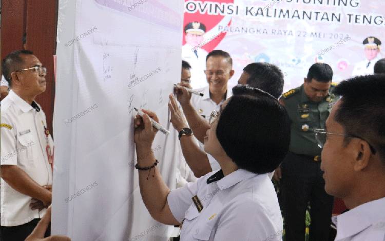 Pemkab Gunung Mas Berkomitmen Laksanakan Intervensi Pencegahan Stunting