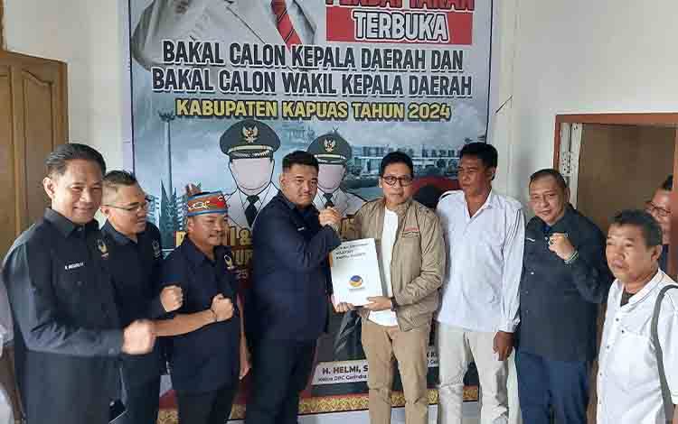 Maju Pilkada Kapuas, Evan Rahman Sahputra Resmi Daftar ke DPC Gerindra?