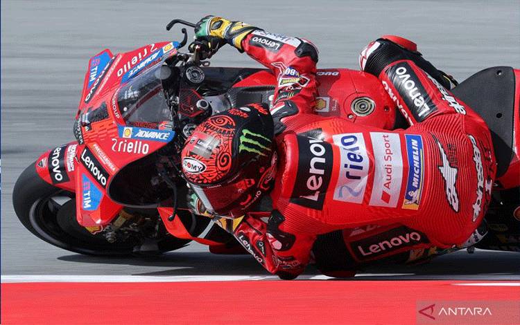 Bagnaia Sebut "Ini Memalukan" saat Ia Terjatuh di Sprint GP Catalunya