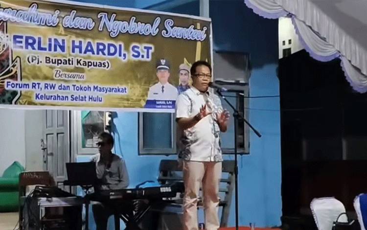 Pj Bupati Kapuas Silaturahmi Dengan Masyarakat Selat Hulu