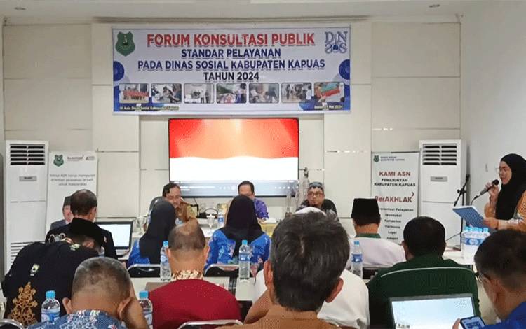 Forum Konsultasi Publik Standar Pelayanan Dinsos Kapuas Diharapkan Dapat Kembali Diadakan