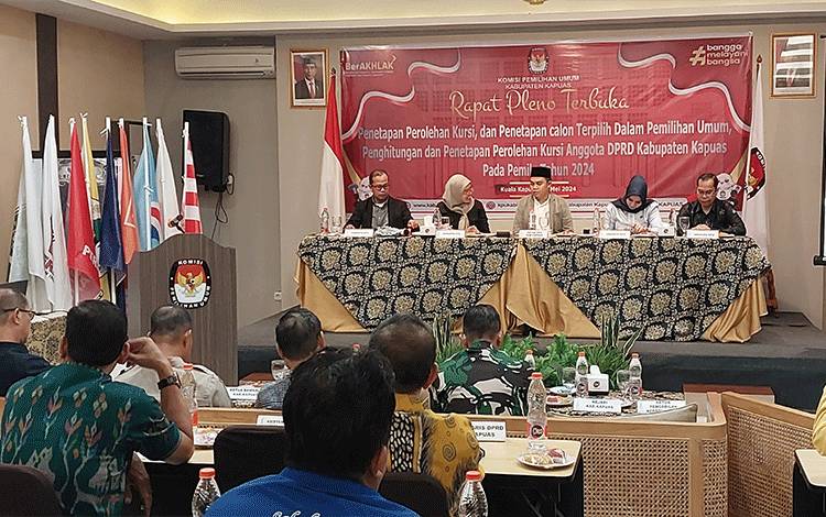 Resmi ditetapkan, Ini Calon Terpilih Anggota DPRD Kabupaten Kapuas dari Dapil 2 Periode 2024-2029
