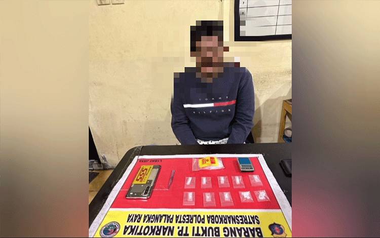 Miliki 10 Paket Sabu, Warga Murdjani Diamankan Polresta Palangka Raya