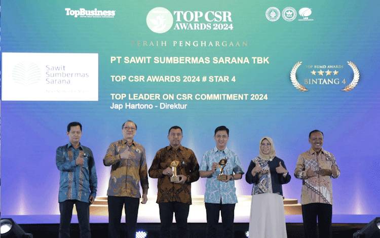 PT. SSMS, Tbk Kembali Raih Penghargaan Bergengsi Pada Ajang CSR Award 2024