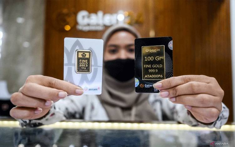Harga Emas Antam Naik Rp8.000 Jadi Rp1,337 Juta Per Gram