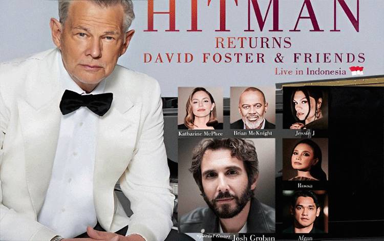 Rossa Jadi Bintang Tamu Dalam Konser David Foster di Indonesia