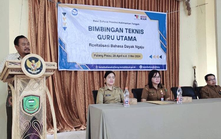 Balai Bahasa Revitalisasi Bahasa Dayak Ngaju di Pulang Pisau