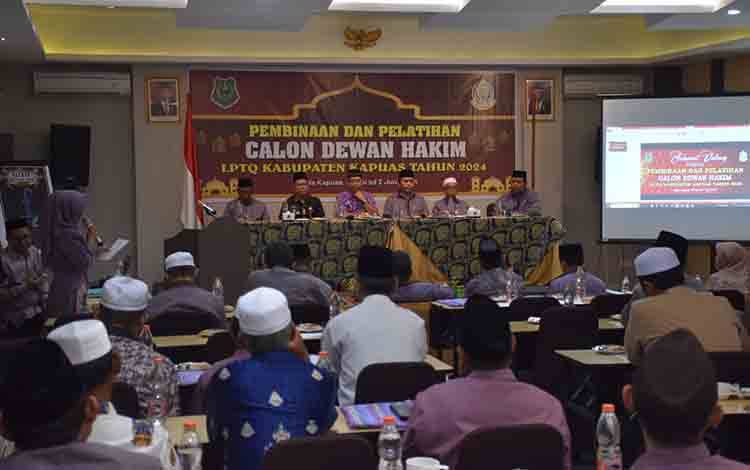 LPTQ Kapuas Gelar Pembinaan dan Pelatihan Calon Dewan Hakim