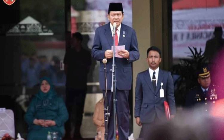 Pemkab Kobar Upacara Peringatan Hari Lahir Pancasila Tahun 2024