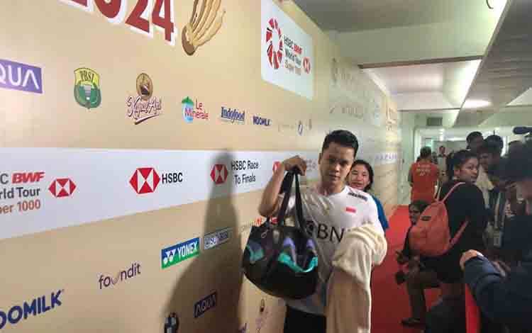 Ginting Salahkan Diri Sendiri saat Tersingkir di Indonesia Open 2024