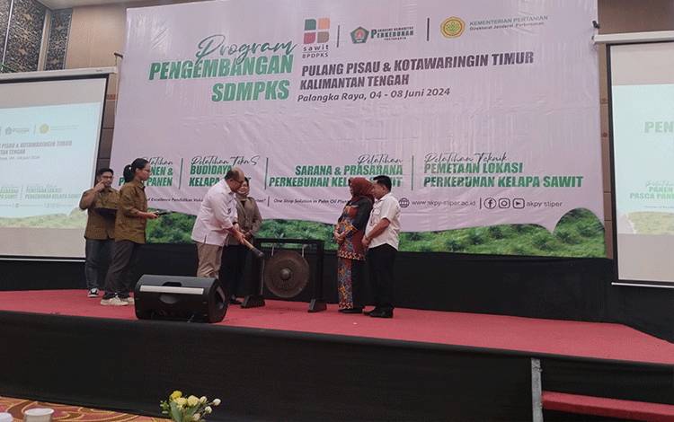 BPDPKS-Ditjenbun Latih Petani Kelapa Sawit Pulang Pisau dan Kotim