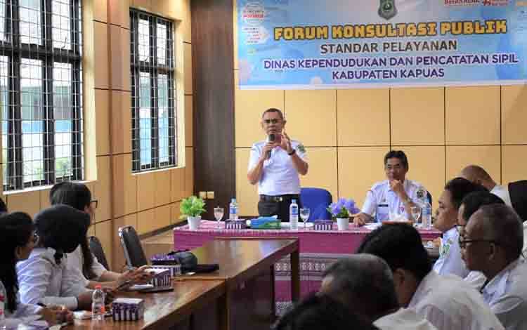 Dinas Dukcapil Kapuas akan Dekatkan Pelayanan Hingga ke Kecamatan