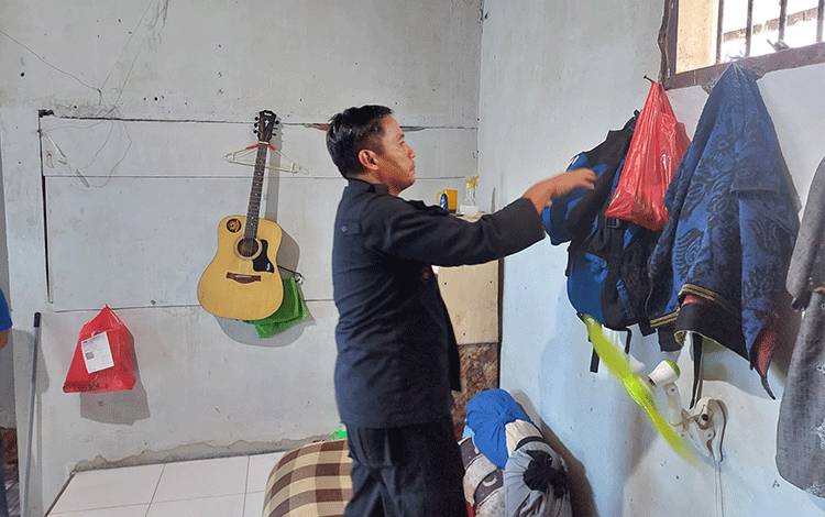 Rutan Kelas IIA Palangka Raya Lakukan Penggeledahan Kamar Hunian WBP