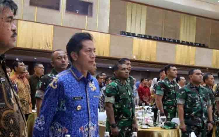 Pj Bupati Barito Utara Hadiri Rakor PAT dan MoU Nota Kesepahaman Antara Kemendagri dengan Kementan