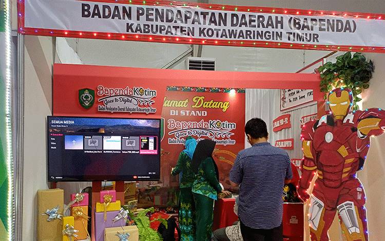Bapenda Kotim Buka Stand Pembayaran PBB-P2 Berhadiah di Sampit Expo