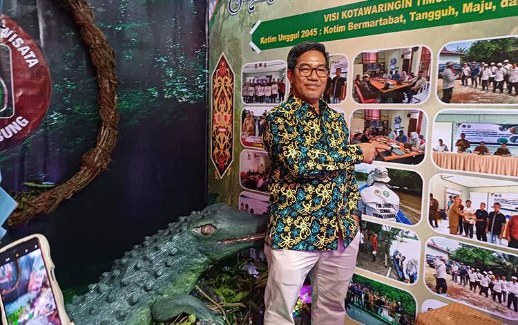 Bapperida Kotim Perkenalkan Rencana Wisata Taman Satwa Pulau Hanibung di Sampit Expo 2024