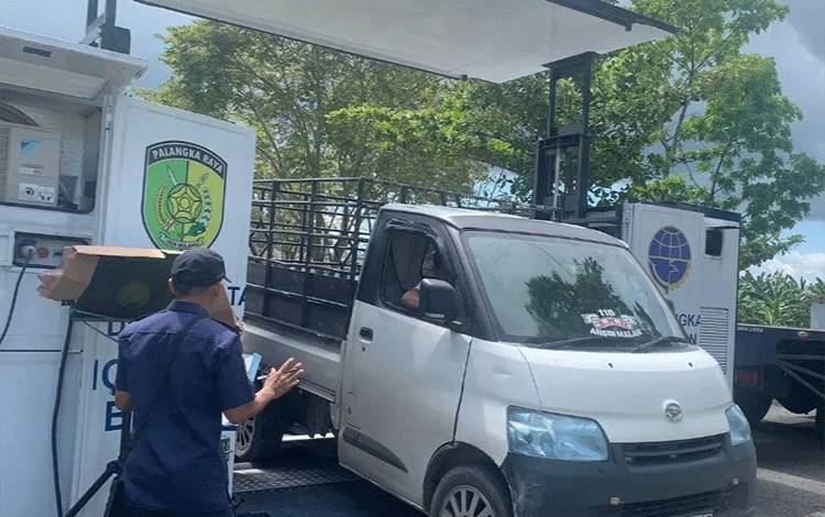 Jemput Bola Uji Kir Dishub Palangka Raya Antusias diikuti Masyarakat
