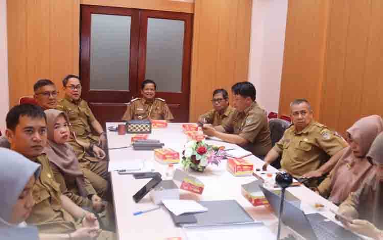 Pj Bupati Seruyan Ikuti Rapat Koordinasi Nasional Pengendalian Inflasi