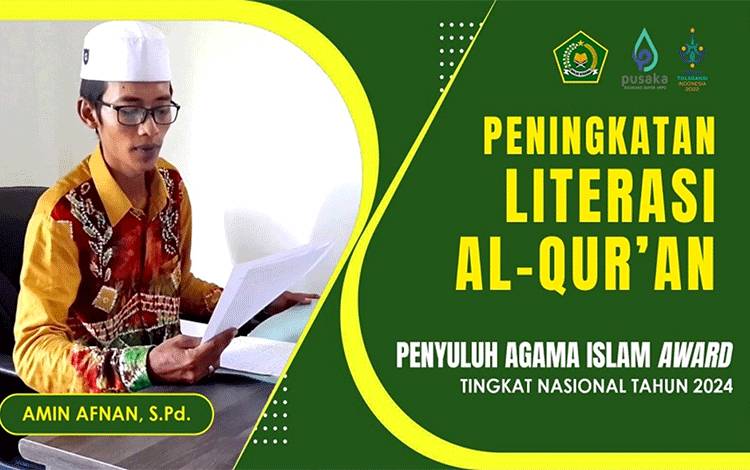 Penyuluh Agama Islam Kecamatan Bataguh ini Melaju ke Tingkat Nasional PAI Award 2024