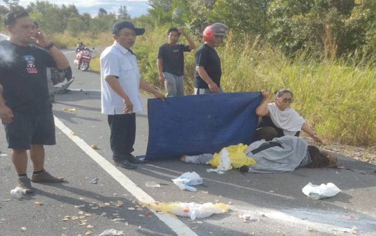 Tabrakan Motor dengan Mobil di Kamipang Katingan Tewaskan 1 Orang