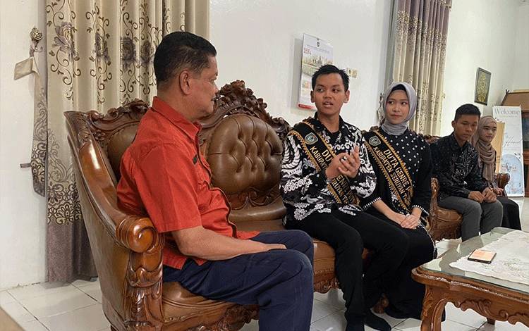 Pj Bupati Terima Kunjungan Duta Generasi Remaja Seruyan