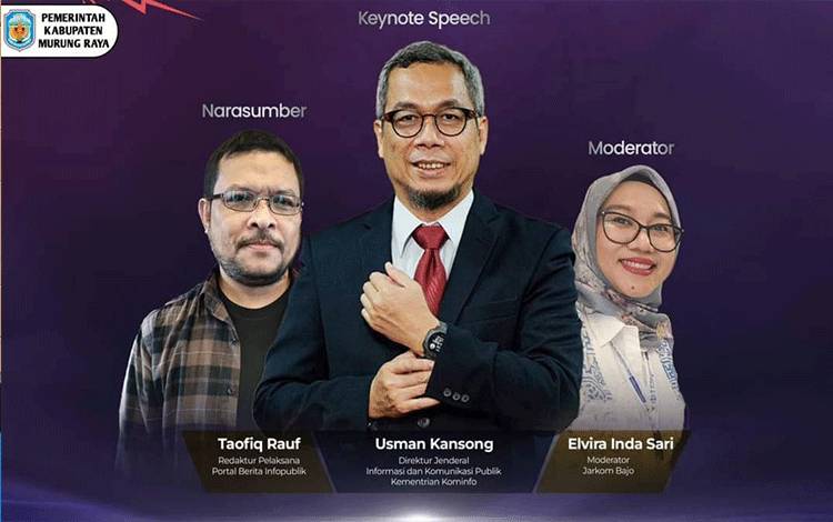Diskominfo SP Murung Raya Ikuti Bimtek Jarkom "Merawat Indonesia dengan Berita Mencerahkan"