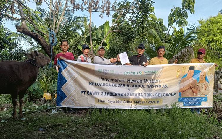8 Desa di Kapuas Terima Sapi Kurban dari H Abdul Rasyid AS