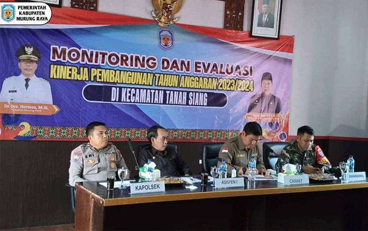 Monev Kinerja di Tanah Siang Evaluasi Penyelenggaraan Pemerintahan