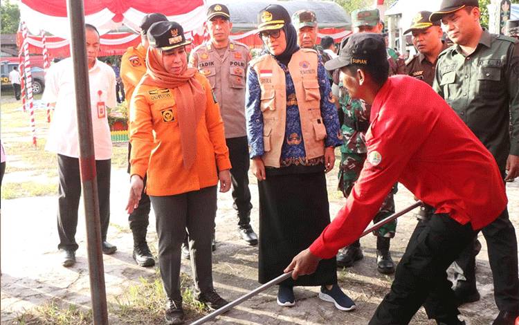Pj Bupati Pulang Pisau Pastikan Penanggulangan Bencana Terintegrasi