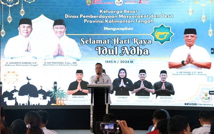 DPMD Kalteng Rayakan Suka Cita Iduladha 1445H