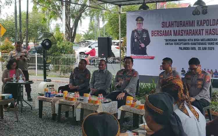 Kapolda Kalteng Gelar Silaturahmi Bersama Masyarakat Palangka Raya