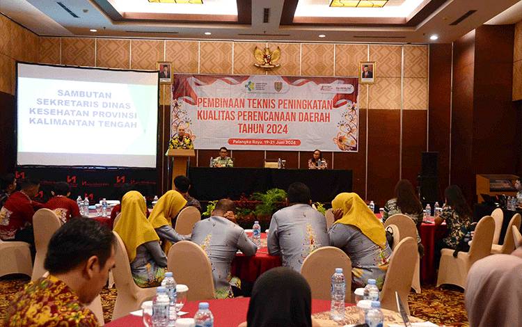 Dinkes Kalteng Tekankan Perencanaan Pembangunan Berbasis Bukti