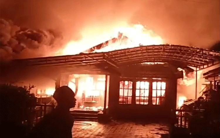 Ada 4 Rumah yang Terbakar di Kuala Kuayan Kotim