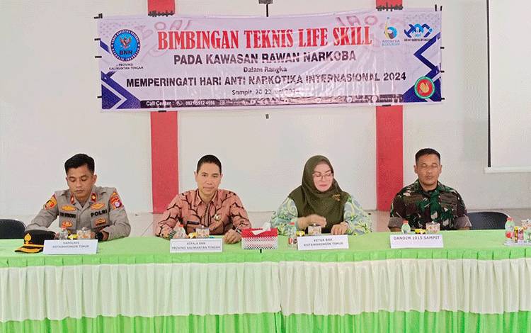 BNNP Kalteng Bekali Masyarakat Kotim dengan Keterampilan untuk Hindarkan dari Bahaya Narkotika?