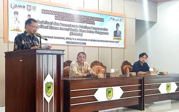 BPPD Barito Utara Sosialisasi dan Promosi serta Pelatihan Pengoperasian SI BAGA